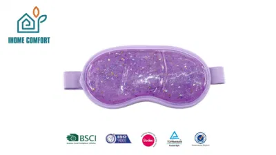 2023 Soft Fabric Cold Compress Gel Eye Mask with Customized Logo