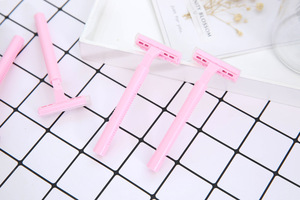 4 pieces safe use lady hair remover manual shaver cheap handle razor