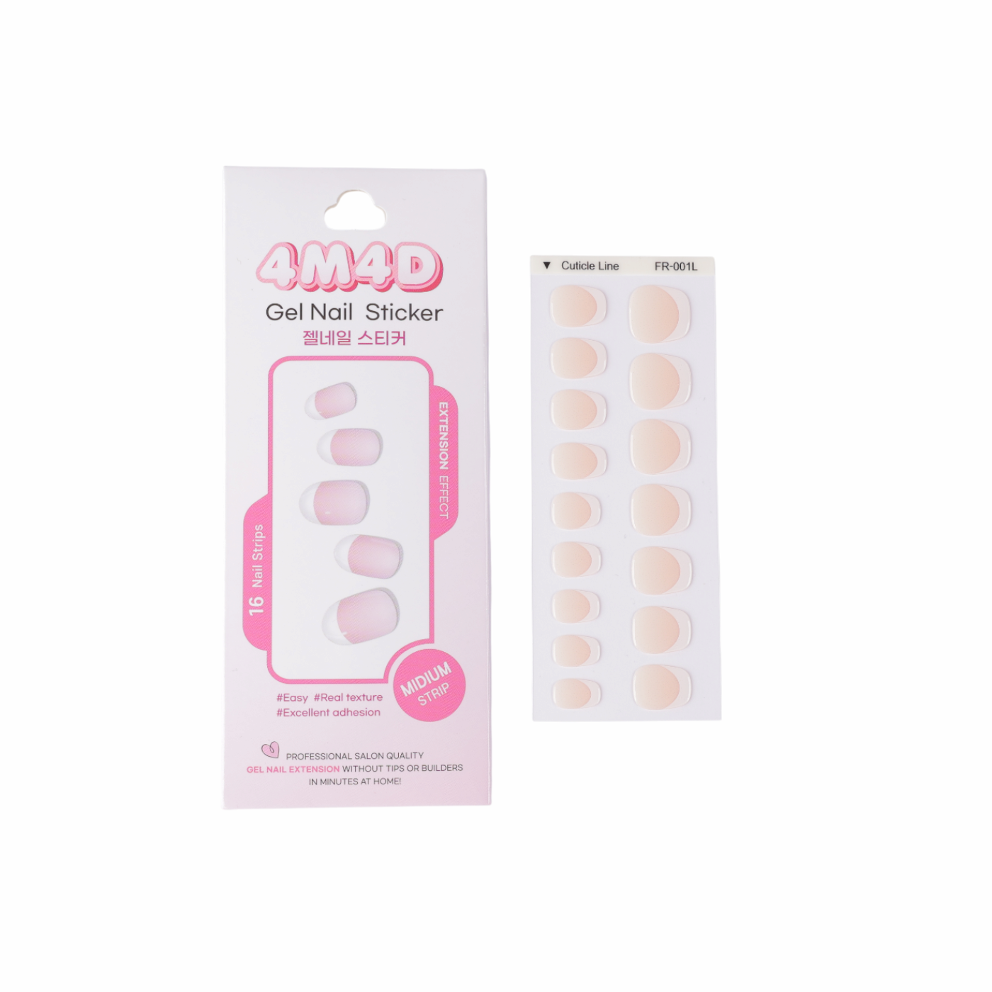 4M4D Extension Gel Nail Sticker