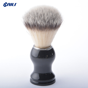 Baili own brand cream badger vegan synthetic mens shaving brush