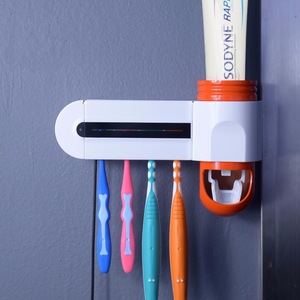 Bathroom Accessory Wall Mounted Toothbrush Holder UV Toothbrush Sanitizer