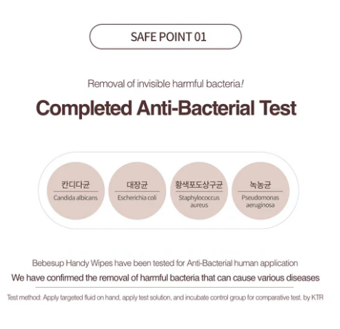 Bebesup Anti-Bacterial Wet Wipes, Plain 20 Sheets Refill Pack (55GSM)