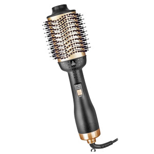 Blowout Hot air hair dryer brush One Step Volumizer Powerful Hair Massage Comb dual voltage 1000W