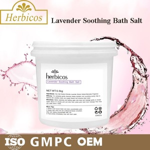 Bulk Capacity Private Label Body Wash Lavender Soothing Dead Sea Bath Salt 3.78L