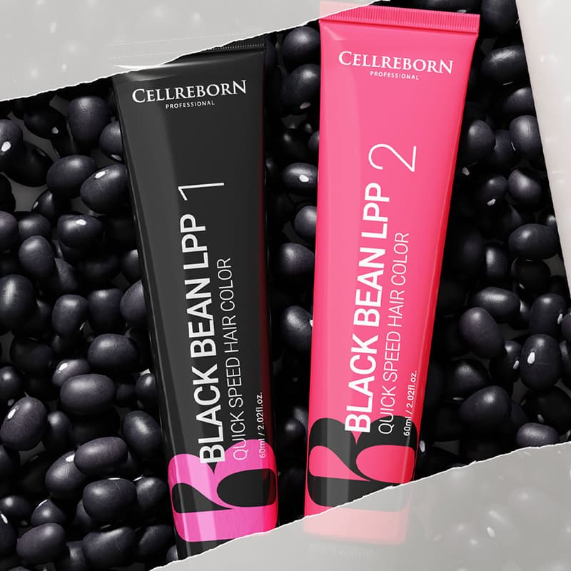Cellreborn Black Bean LPP Quick Speed Hair Color 60ml/2.02fl.oz.