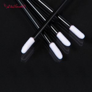 container packing white flocked pad disposable lip brush applicator