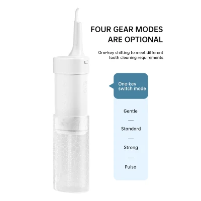 Cordless Portable Oral Irrigator Water Teeth Cleaner Ipx7 Waterproof for Home Travel