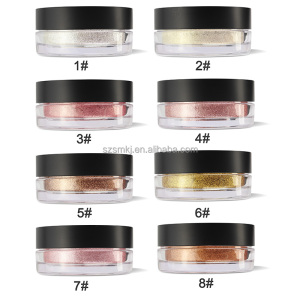 Custom Logo Bronze Highlighter Private Label High Pigment Makeup Loose Highlighter Powder