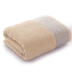 Customized Jacquard Cotton Bath Towels Sets Hotel Supply Made In China