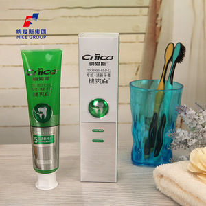 Customized supplier toothpaste transparent the