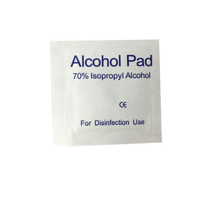 Disinfection alcohol single wet wipes /OEM alcohol pad