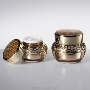 factory supply custom round screw cap sealing type luxury plastic cosmetic cream jar