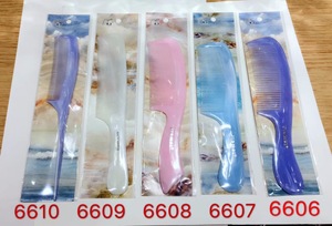 Factory Wholesale plastic comb and wide tooth hair comb