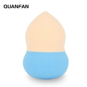 Factory wholesale sponge Washable Two Tones Color Gourd Beauty Sponge Blender Facial Cosmetic Makeup Sponge