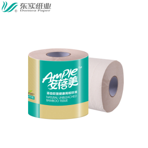 Free samples most popular high standard wholesale bamboo pulp unbleached bathroom tissue toilet paper toilet paper tissue