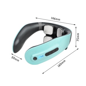 Hands-Free Cervical Massager Electric Intelligent Neck Massager with Heat