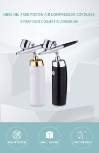 HB05 Reliable Battery Cosmetic Makeup Airbrush Colors and Compressor for Makeup Nail Tattoos Cake Decorating OEM