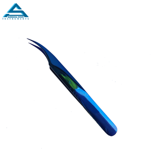 High Quality Customized Powder Coating Eyelash Volume Tweezers For Beauty Care