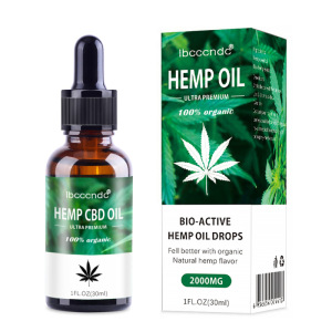 Ibcccndc 100% Organic Shoulder Waist Pain Release Hemp CBD Ultra Premium Massage Oil