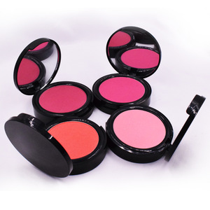 Make your own brand 4 colors blush cosmetics cheek single blush private label blush palette