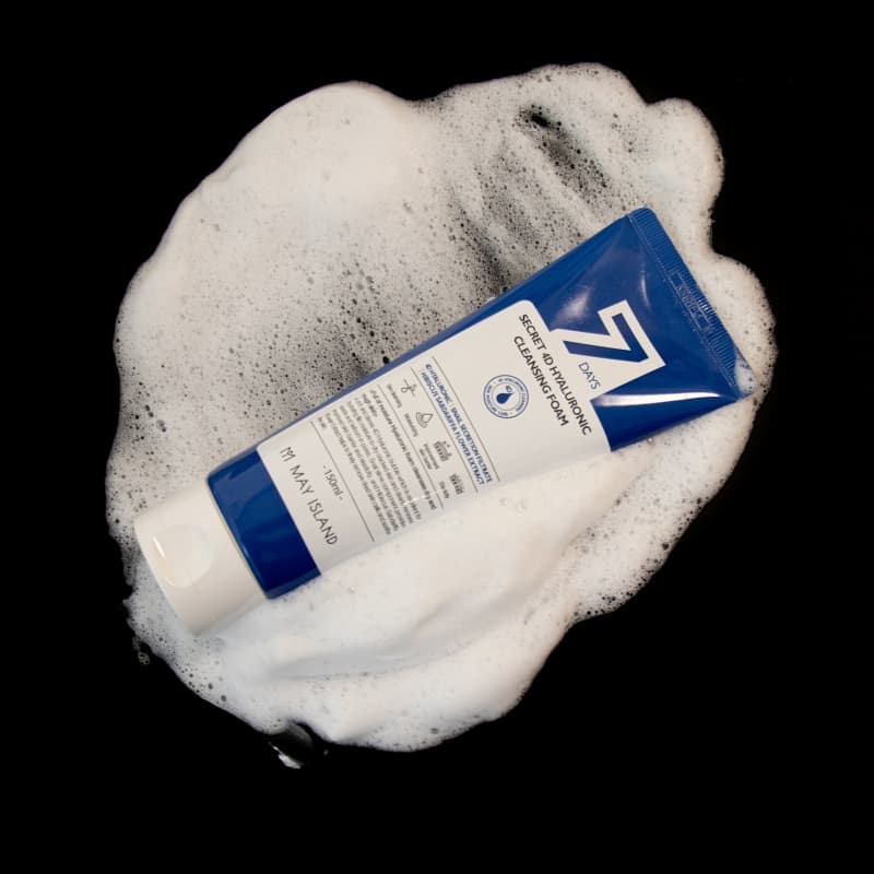 [MAY ISLAND] 7DAYS SECRET 4D HYALURONIC CLEANSING FOAM 30ml / 150ml