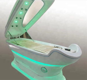 Multifunction 3 in 1 LED Light Spa Capsule + Hydrotherapy Water Massage + Wet Steam Sauna Chamber