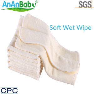 Natural Manufacture New Design Bamboo Baby Wipes Washable Reusable Wet Wipes