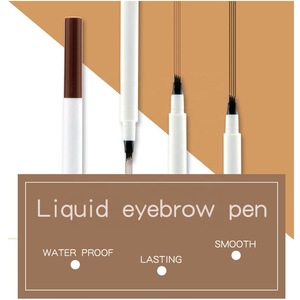 OEM Waterproof long lasting Fork Tip 4 Head Sketch tattoo Liquid Eyebrow Pencil