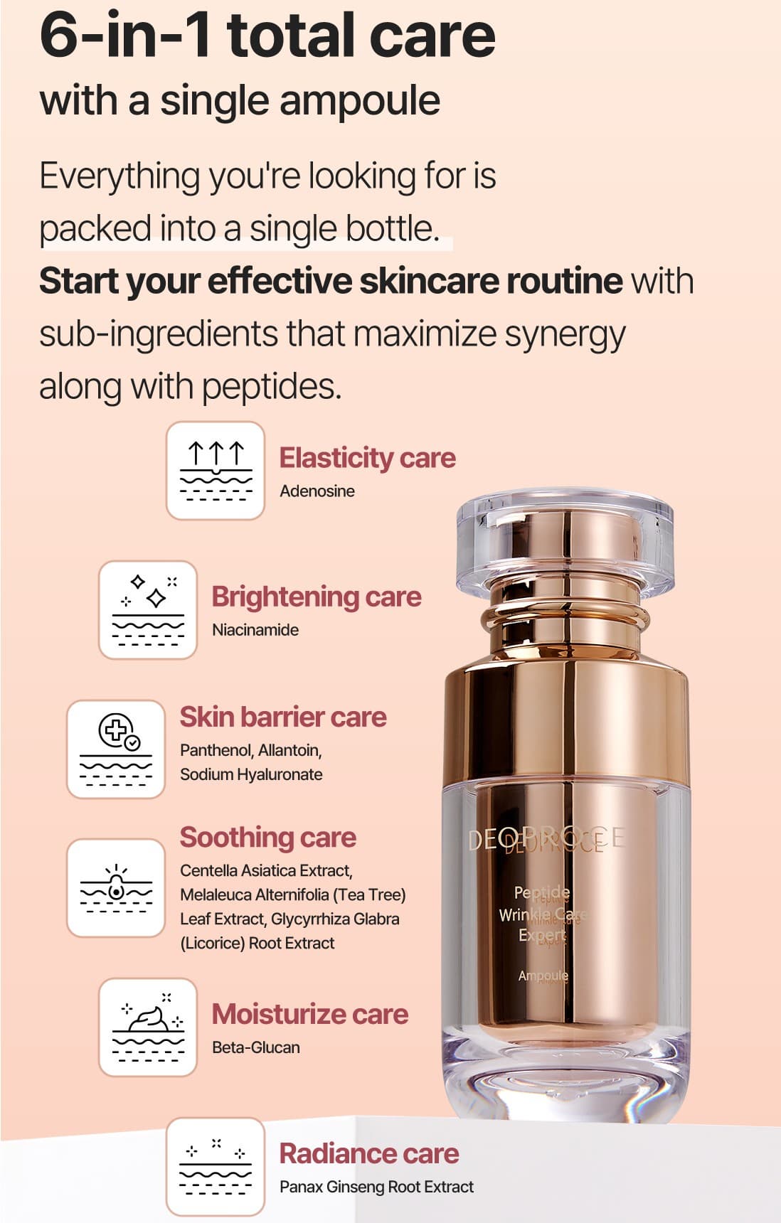 PEPTIDE WRINKLE CARE AMPOULE