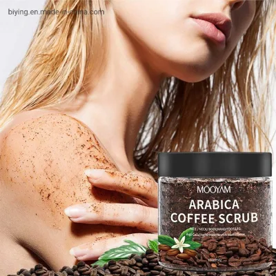 Personal Body Care Deep Cleansing Reducing Cellulite Coffee Face Body Scrub Moisturizing Exfoliation Arabica Coffee Body Scrub