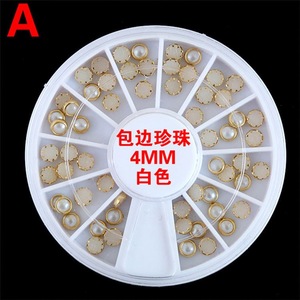 Pinpai brand factory Supply OEM quality different colors bow nail decoration wheel