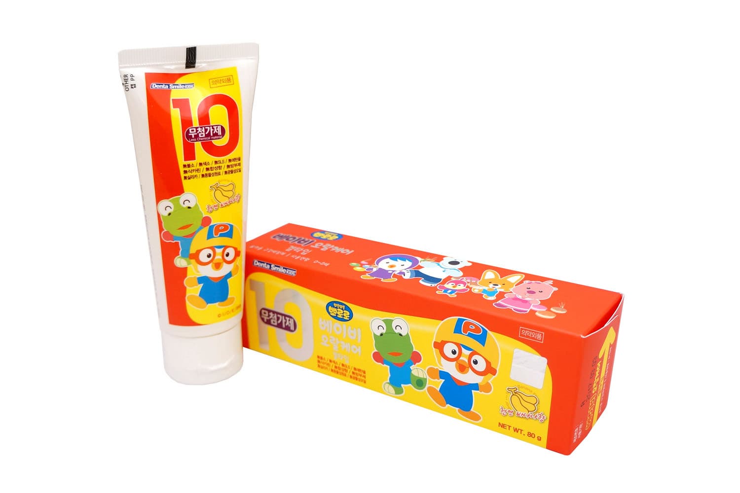 PORORO Baby Oral-Care Toothpaste (Strawberry, Banana)