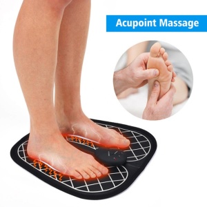 Portable Battery Foot Relaxation Massage Foldable Household Health Care Feet Massage Mat EMS Foot Massager Pad