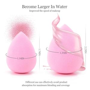 Private label blender beauty custom packaging vegan make up cosmetic puff latex free makeup sponge