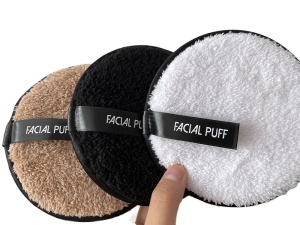 Private Label Reusable Washable Microfiber Cotton Face Cleansing Makeup Powder Magic Remover makeup remover pads