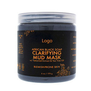 Private Label Shea Moisture African Black Soap Clarifying Mud Mask