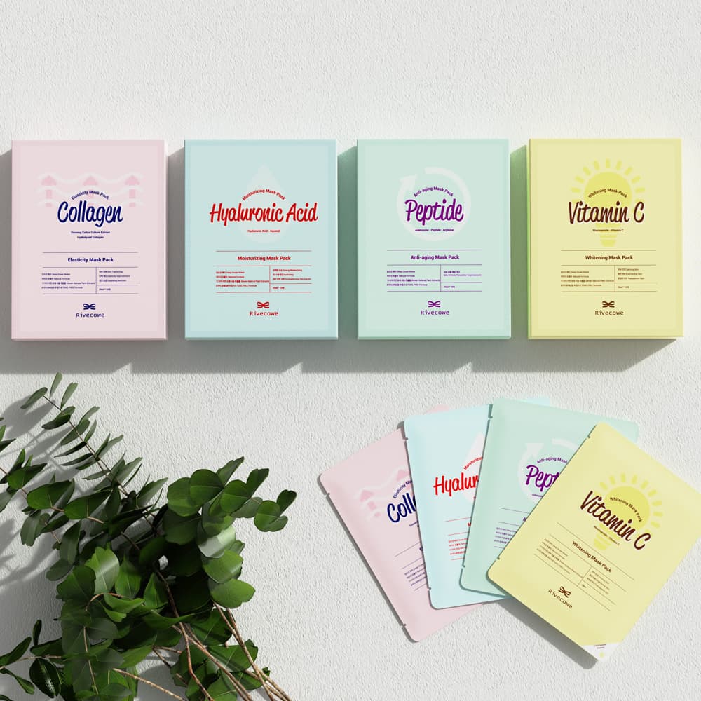 Rivecowe Vitamin C Whitening Mask Pack