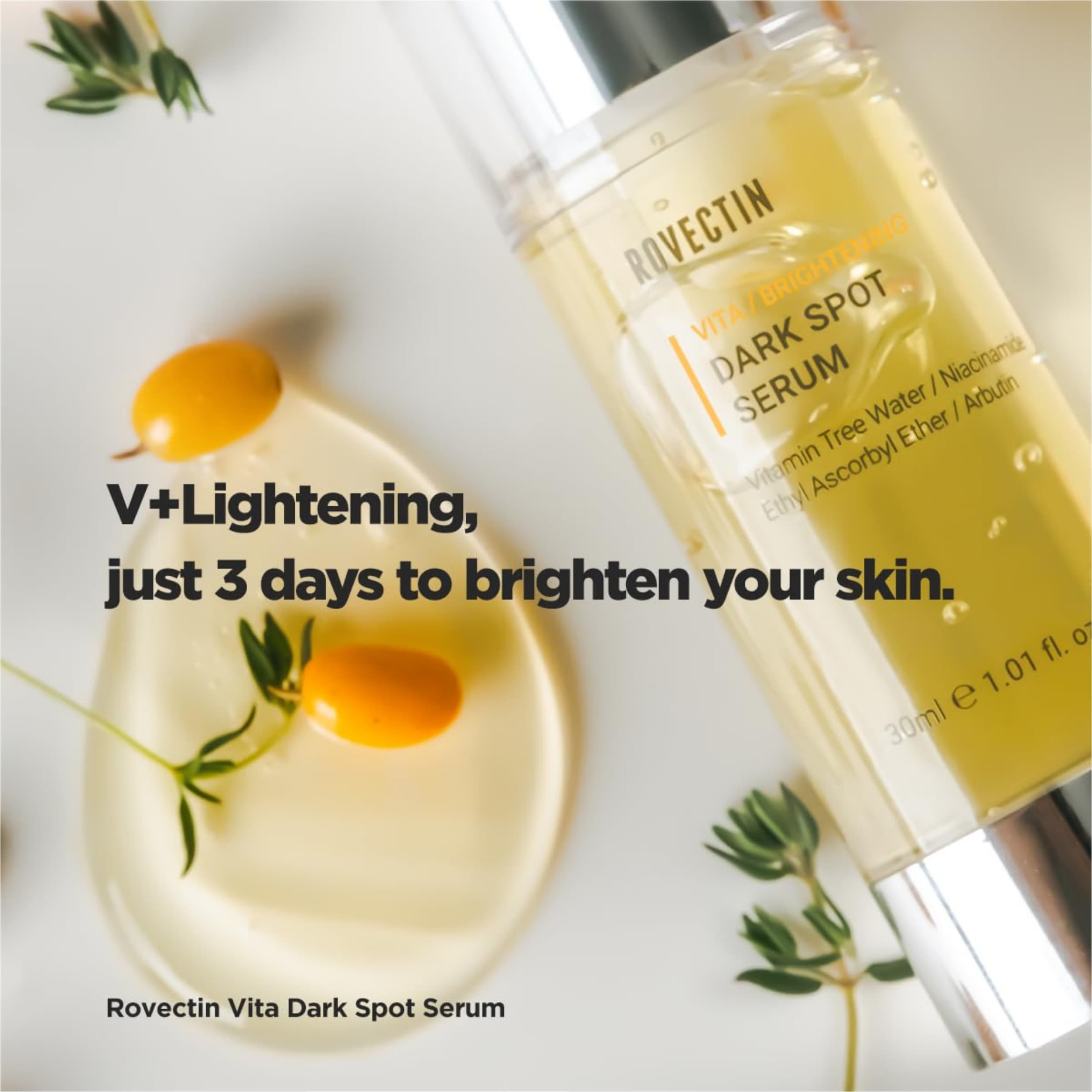 ROVECTIN Vita Dark Spot Serum for Clearing Blemish and Evening Skin Tone