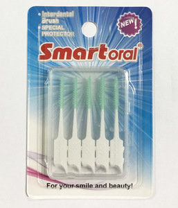 Rubber bristle Interdental Brush Rubber Handle Toothbrush