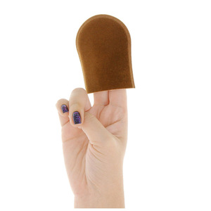 Self Tanning Applicator Mitts 2 Double Sided Large Mitts and 2 Mini Facial Tanning Mitts for Sunless Tan Lotions and Sprays