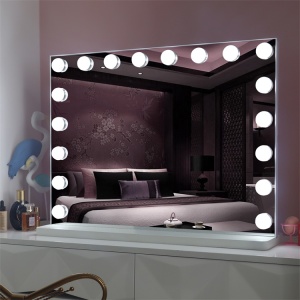 Table vanity hollywood led lighted dressing room mirror 15pcs bulbs