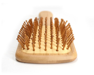 Wholesale Custom Biodegradable  Wide Tooth Hair bamboo wooden comb