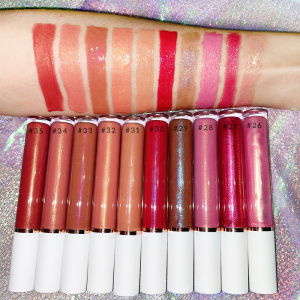 Wholesale Lipgloss Private Label Your Own Lip Gloss Glitter Liquid Lipstick for Makeup