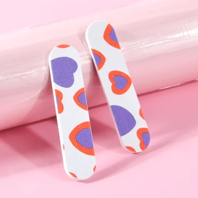 Yaeshii Colorful Cartoon Custom Double Side Nail File Sandpaper Plastic Nail File