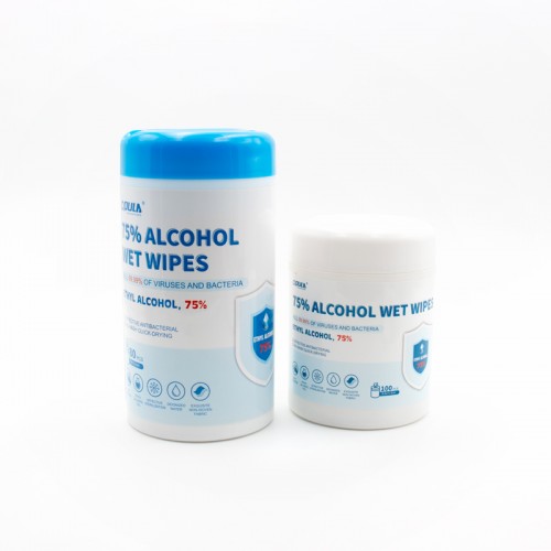 Multipurpose Disposable Non-woven 75% Alcohol Sanitizing Wipes