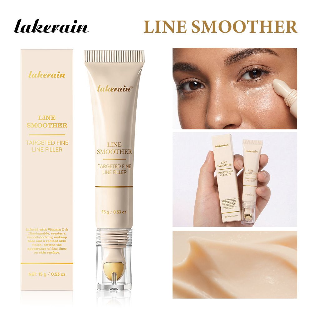 Lakerain 15g Moisturizing Makeup Primer for Dry Skin, Long Lasting Face & Eye Base Smooth Fine Lines Waterproof Cosmeticsl
