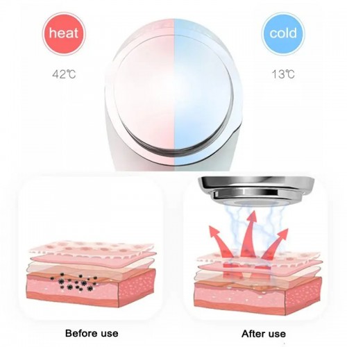 Ice Hammer Beauty Device Constant Temperature Hot & Cold Facial Massage Tool for Pore Shrinking Skin Care