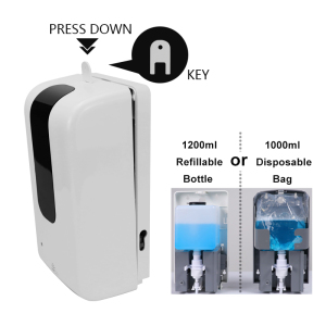 1200 Hospital contactless hand sanitizer liquid soap dispenser anti bacteria hand soap dispenser