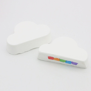 170g rainbow cloud kids essential oil mini Bubble bath bombs