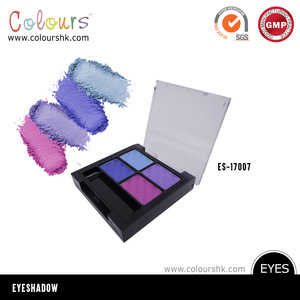 2017 new product OEM cosmetic 4 color eyeshadow palette makeup